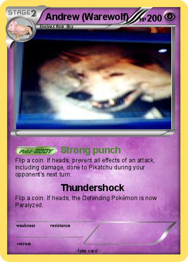 Pokemon Andrew (Warewolf)