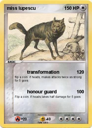 Pokemon miss lupescu