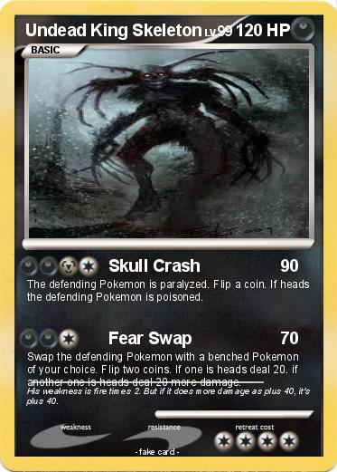 Pokemon Undead King Skeleton