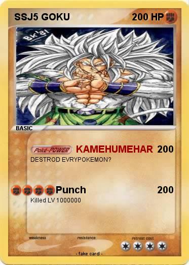 Pokemon SSJ5 GOKU