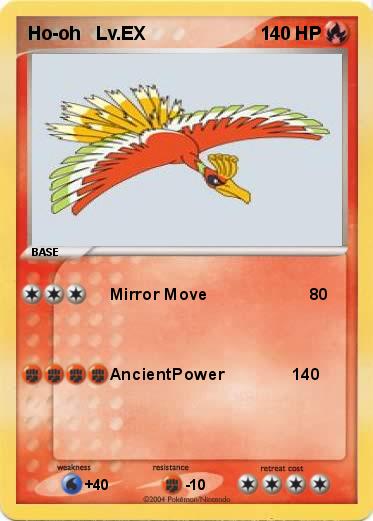 Pokemon Ho-oh   Lv.EX