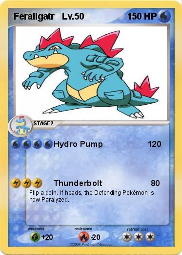 Pokemon Feraligatr   Lv.50
