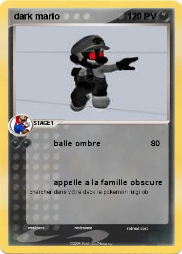 Pokemon dark mario
