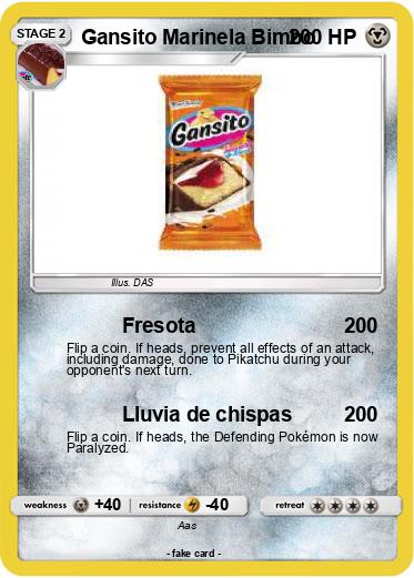 Pokemon Gansito Marinela Bimbo