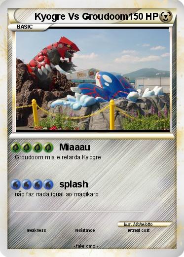 Pokemon Kyogre Vs Groudoom