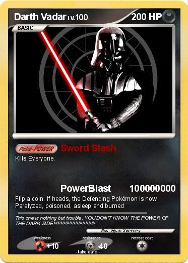 Pokemon Darth Vadar