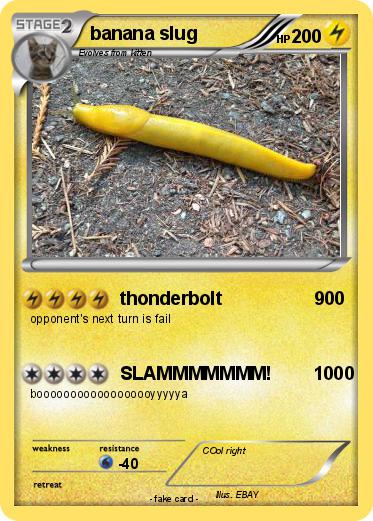 Pokemon banana slug