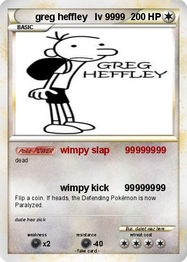 Pokemon greg heffley   lv 9999