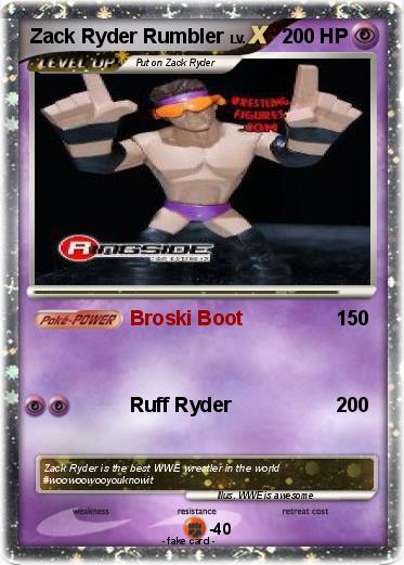Pokemon Zack Ryder Rumbler