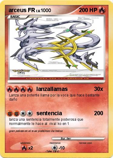 Pokemon arceus FR