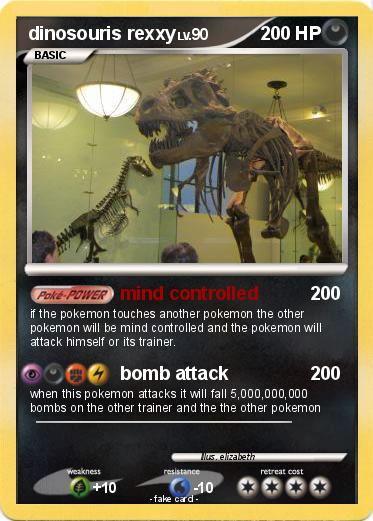 Pokemon dinosouris rexxy