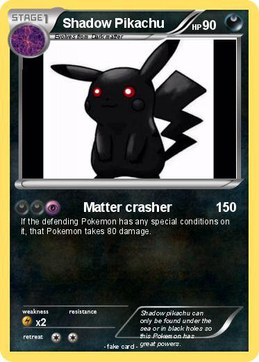 Pokemon Shadow Pikachu
