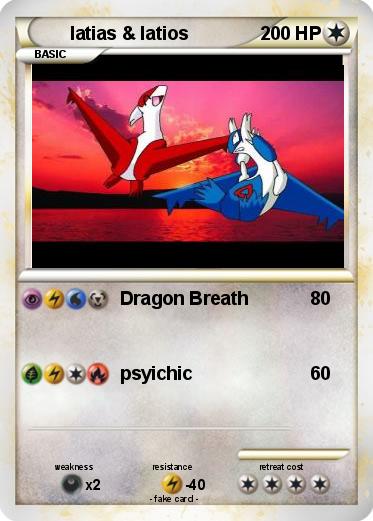 Pokemon latias & latios
