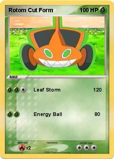 Pokemon Rotom Cut Form