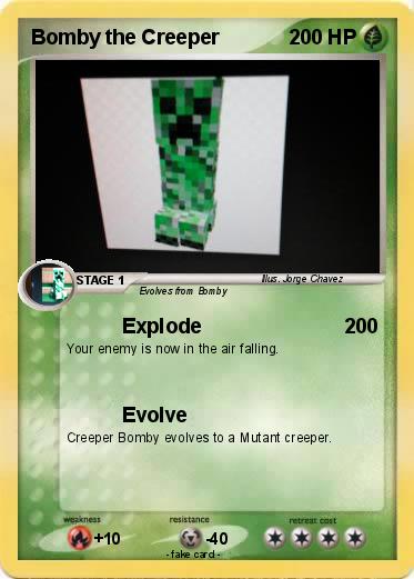 Pokemon Bomby the Creeper
