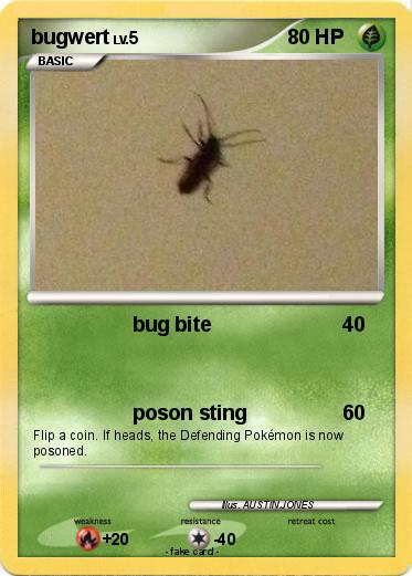 Pokemon bugwert