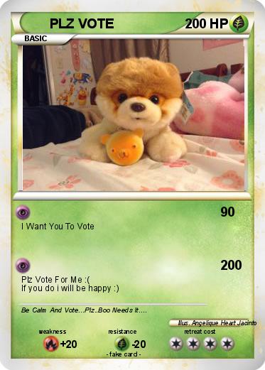 Pokemon PLZ VOTE
