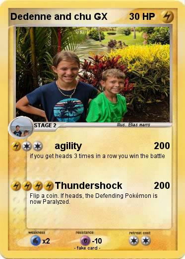 Pokemon Dedenne and chu GX