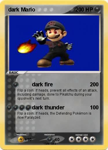 Pokemon dark Mario