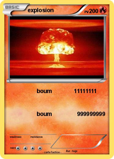 Pokemon explosion