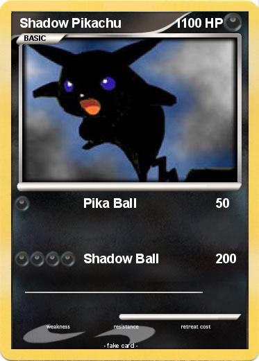 Pokemon Shadow Pikachu               1