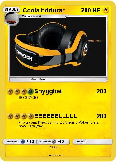 Pokemon Coola hörlurar