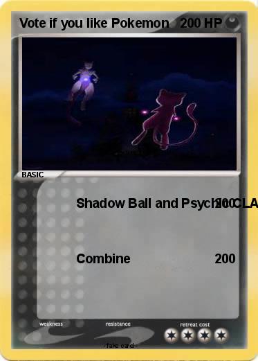 Pokemon Vote if you like Pokemon
