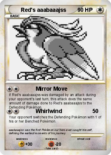 Pokemon Red's aaabaaajss