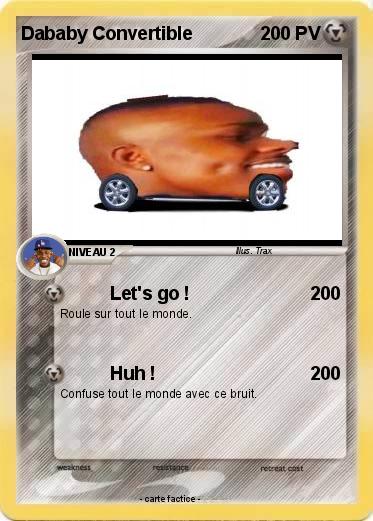 Pokemon Dababy Convertible