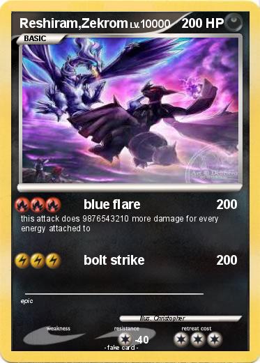 Pokemon Reshiram,Zekrom