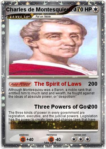 Pokemon Charles de Montesquieu