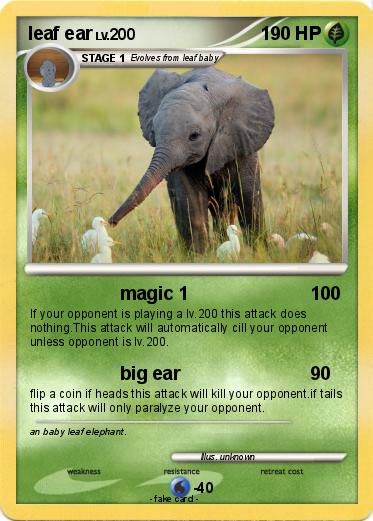 Pokemon leaf ear
