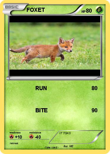 Pokemon FOXET