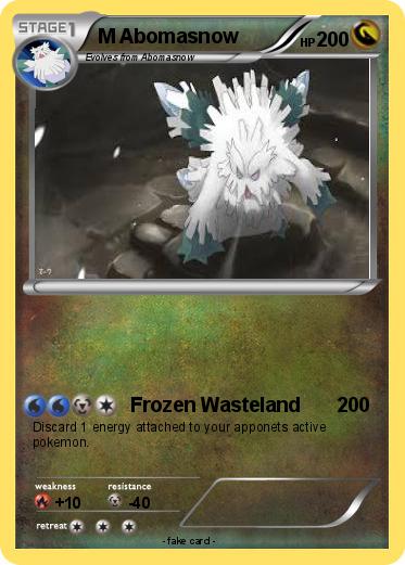 Pokemon M Abomasnow