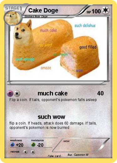 Pokemon Cake Doge