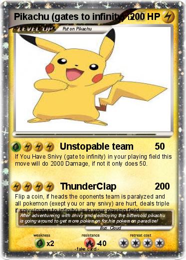 Pokemon Pikachu (gates to infinity)