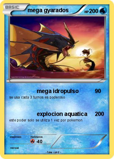 Pokemon mega gyarados