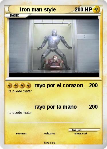 Pokemon iron man style