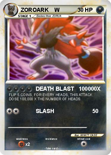 Pokemon ZOROARK    W