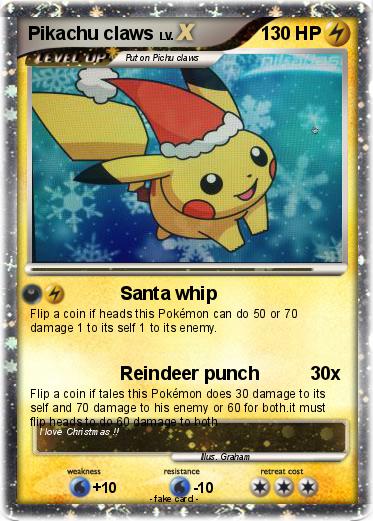 Pokemon Pikachu claws