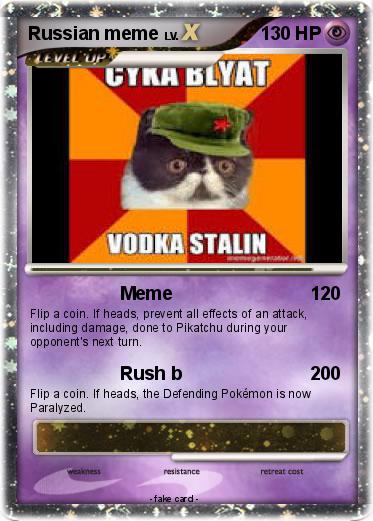 Pokemon Russian meme