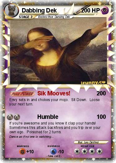 Pokemon Dabbing Dek