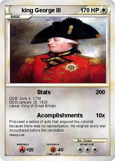 Pokemon king George III