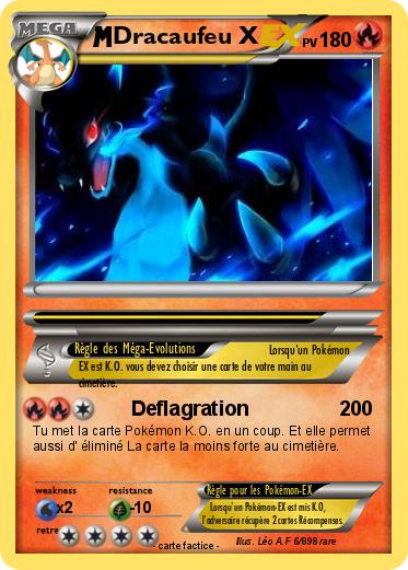 Pokemon Dracaufeu X