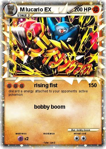 Pokemon M lucario EX
