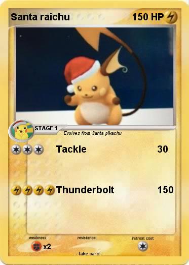 Pokemon Santa raichu
