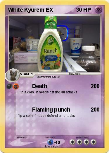 Pokemon White Kyurem EX