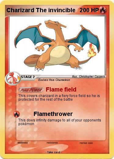 Pokemon Charizard The invincible