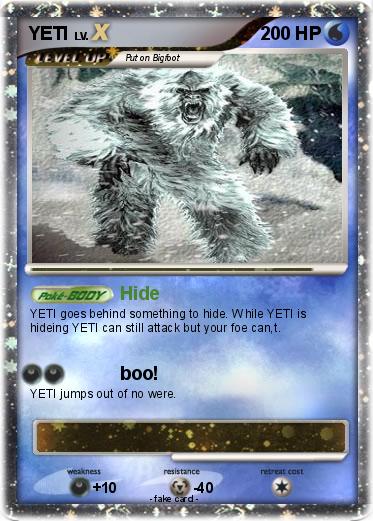 Pokemon YETI