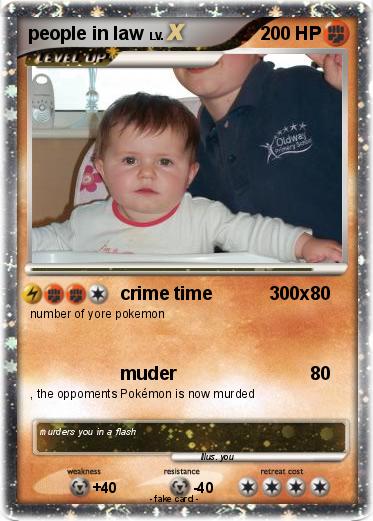 Pokemon people in law
